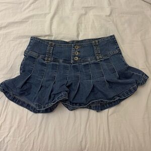 Y2K Angels Low Rise Mini Pleated Skirt